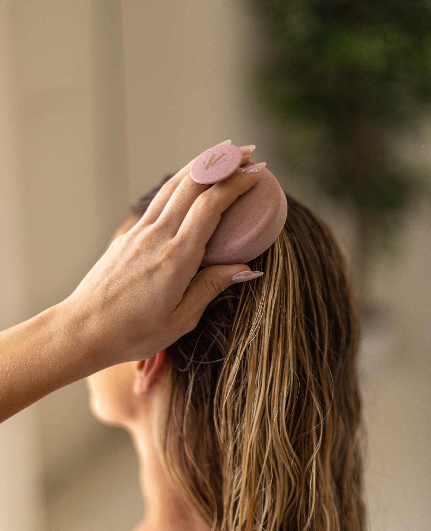 Scalp Massager — Pink